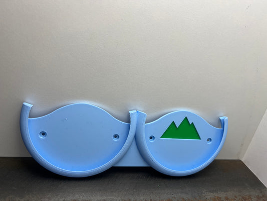 Doppelhalterung für Gasflaschenkappen