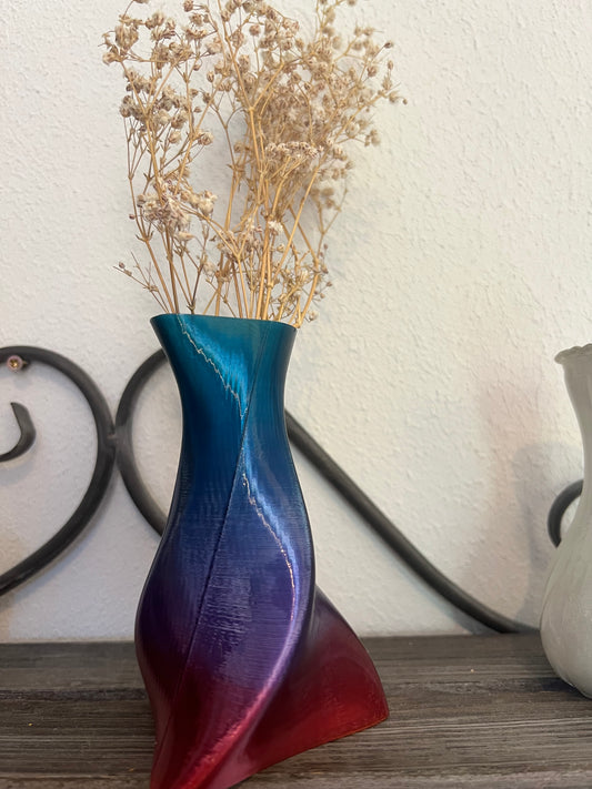 Vase Twisty Farbverlauf Violett