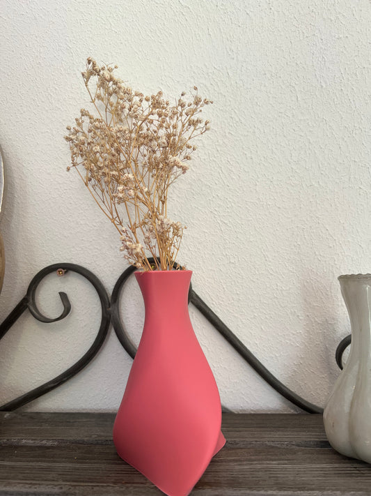 Vase Twisty rosa