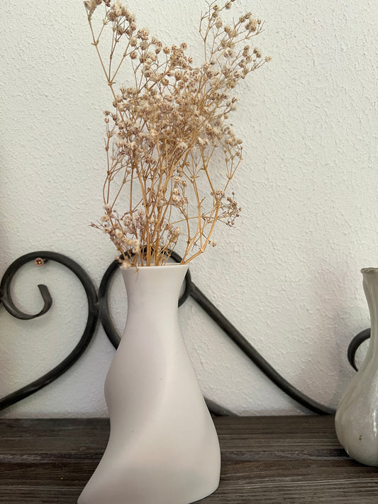 Vase Twisty weiß